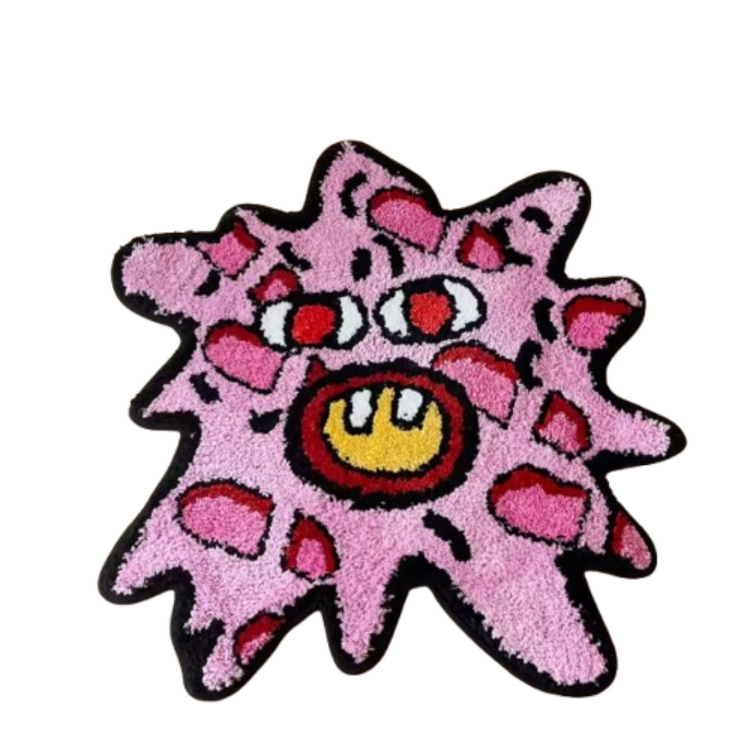 FLATTENED CHERRY BOMB RUG