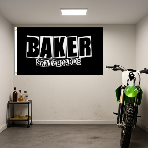 BAKER SKATEBOARDS FLAG/BANNER (3X5 FT)