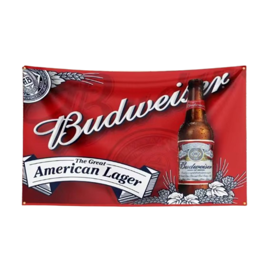 BUDWEISER BEER FLAG/BANNER 3X5