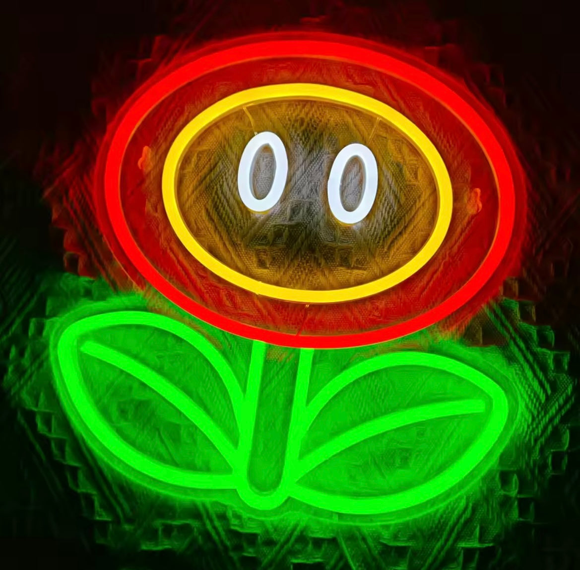 FIRE FLOWER LED SIGN