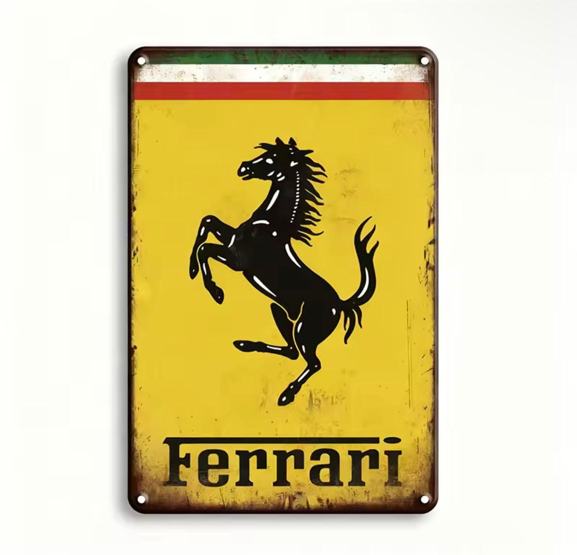 FERRARI RACING TEAM TIN SIGN