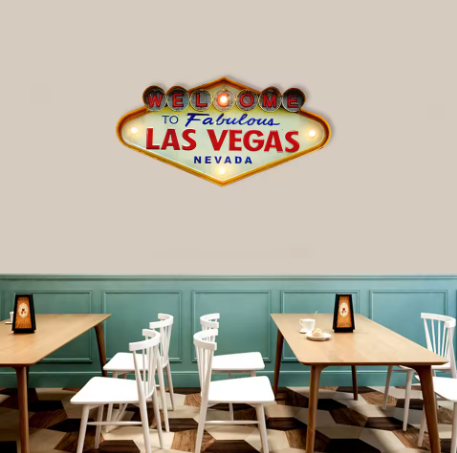 WELCOME TO LAS VEGAS LED SIGN
