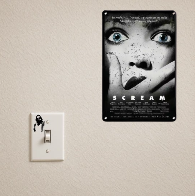 SCREAM TIN SIGN (20X30 CM)