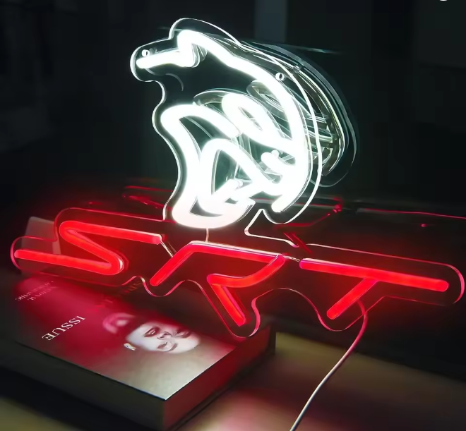 SRT CAR LOGO LIGHT DESIGN