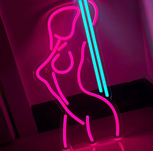 STRIPPER LED SIGN