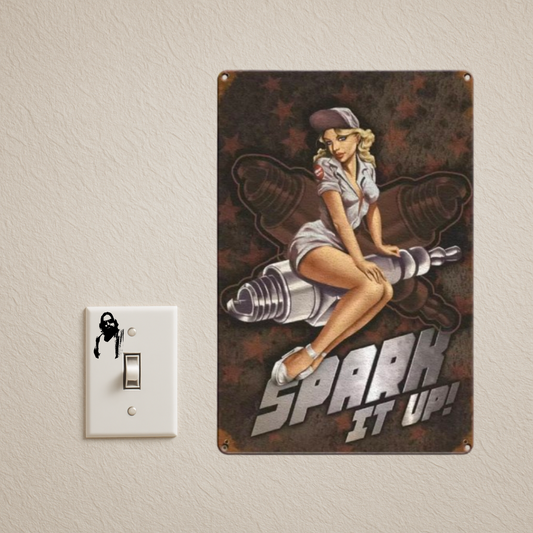 SPARK PLUG TIN SIGN