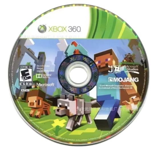 XBOX 360 MINECRAFT DISC RUG