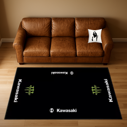 MONSTER ENERGY KAWASAKI RUG