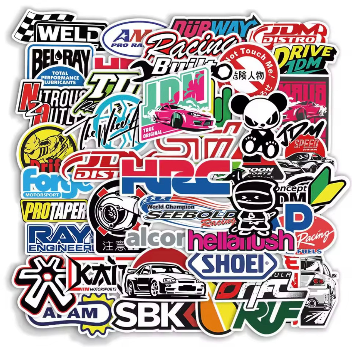 JDM 100 PIECE STICKER KIT
