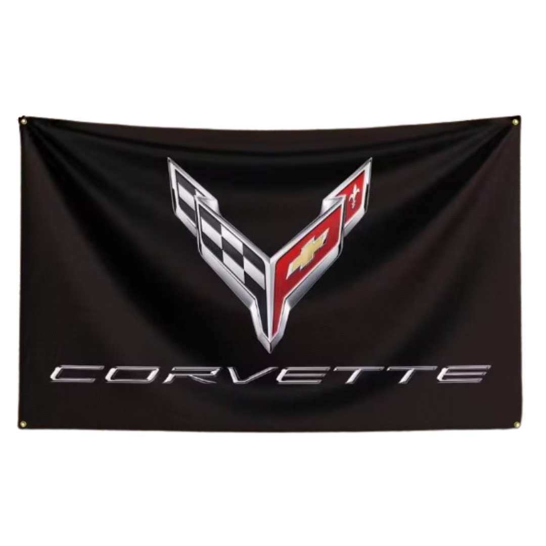 CORVETTE LOGO FLAG/BANNER
