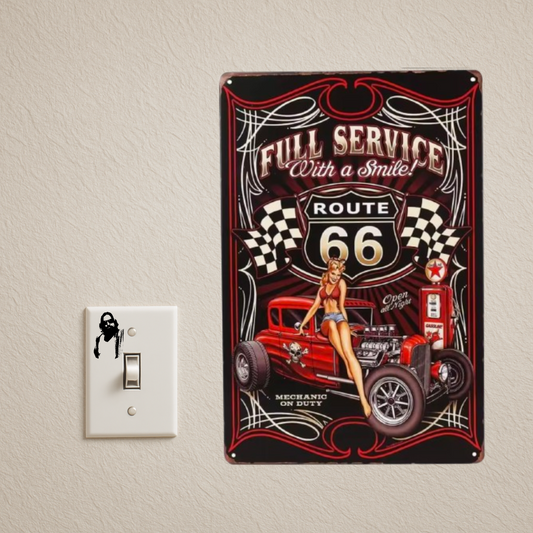 ROUTE 66 TIN SIGN
