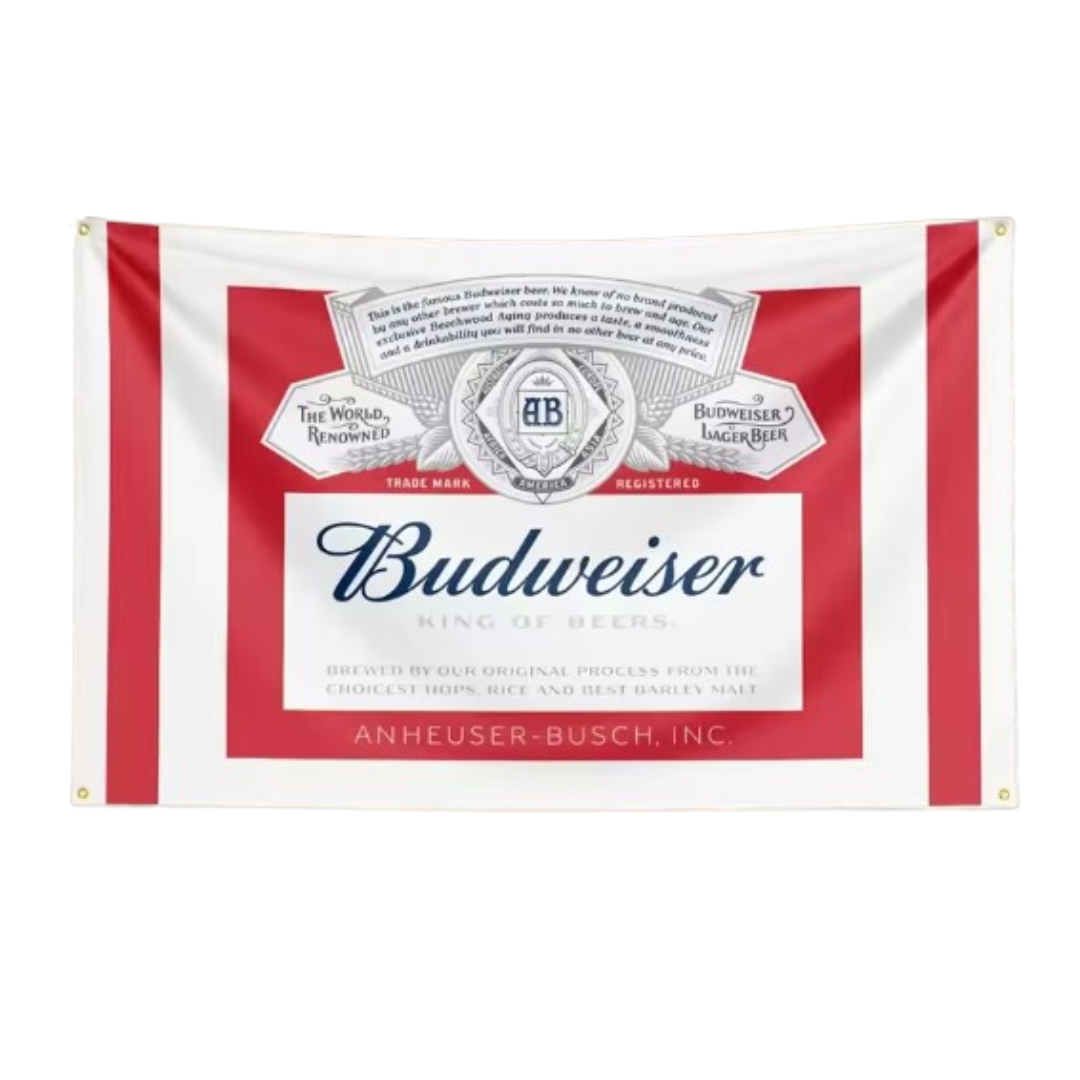 BUDWEISER BEER FLAG/BANNER 3X5