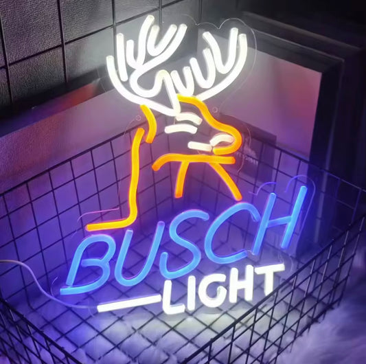 BUSCH LIGHT BEER SIGN