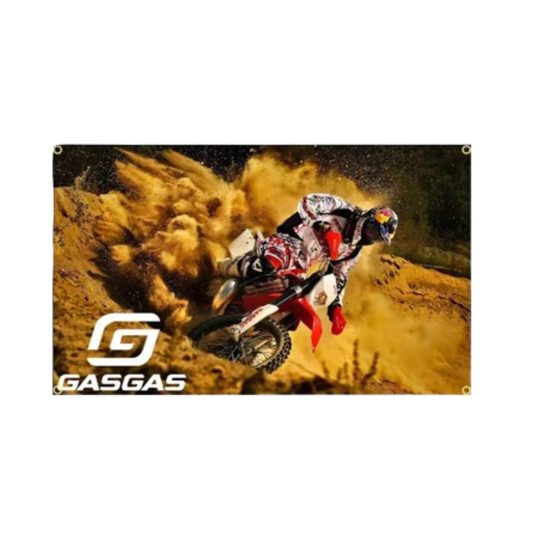 GASGAS MOTOCROSS FLAG/BANNER (3X5 FT)