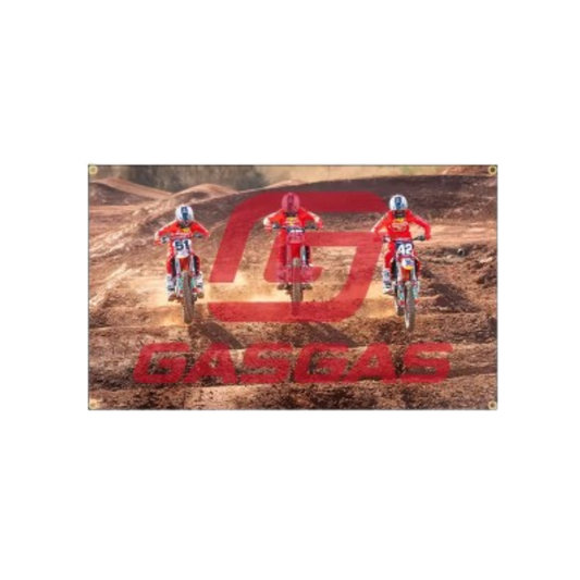 GASGAS MOTOCROSS FLAG/BANNER (3X5 FT)