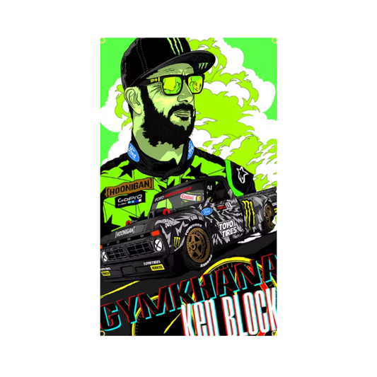 MONSTER ENERGY HOONIGAN KEN BLOCK 43 FLAG/BANNER (3X5 FT)