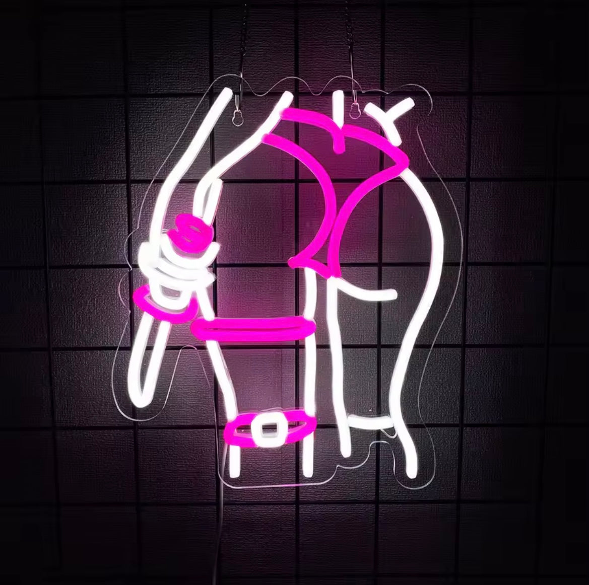 HOT LADY BOOTY LED SIGN