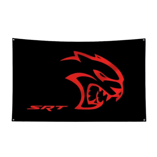 SRT DODGE HELLCAT FLAG/BANNER (3X5 FT)