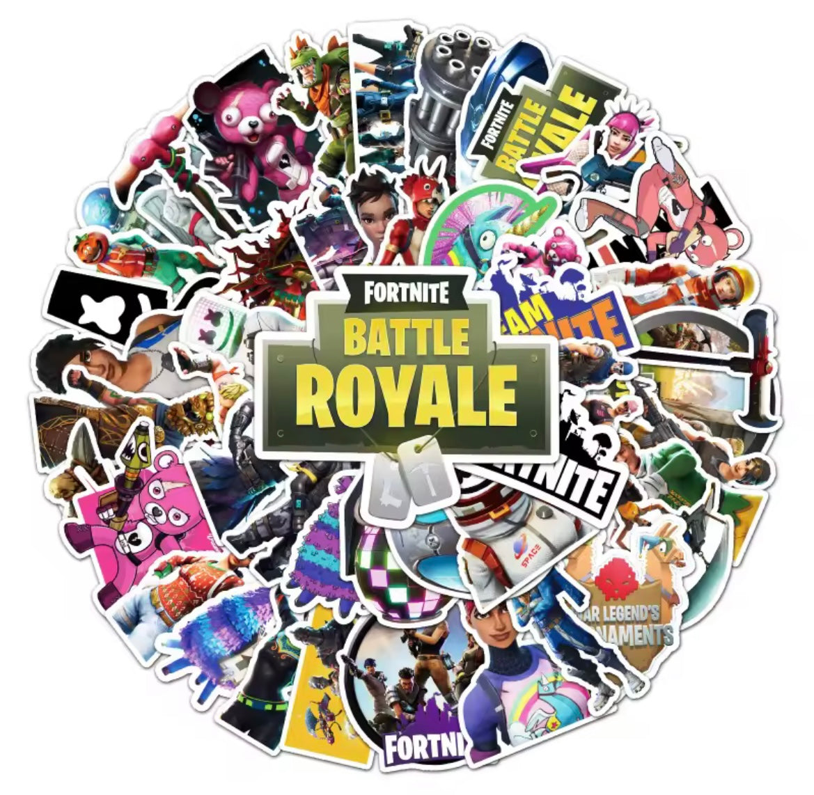 FORTNITE STICKERS/DECALS 50 PIECE