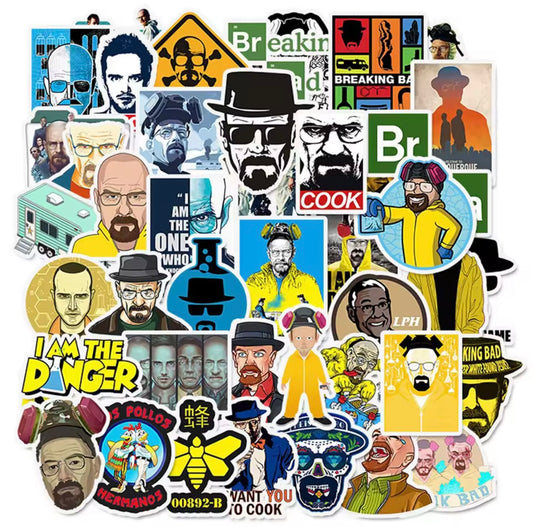 BREAKING BAD 50 PIECE STICKER KIT