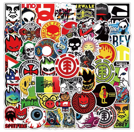 SKATER STICKERS/DECALS 100 PIECE