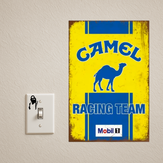 CAMEL RACING TEAM TIN SIGN