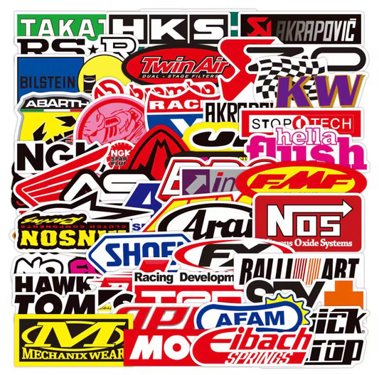 DIRT BIKE STICKERS/DECALS 50 PIECE KIT