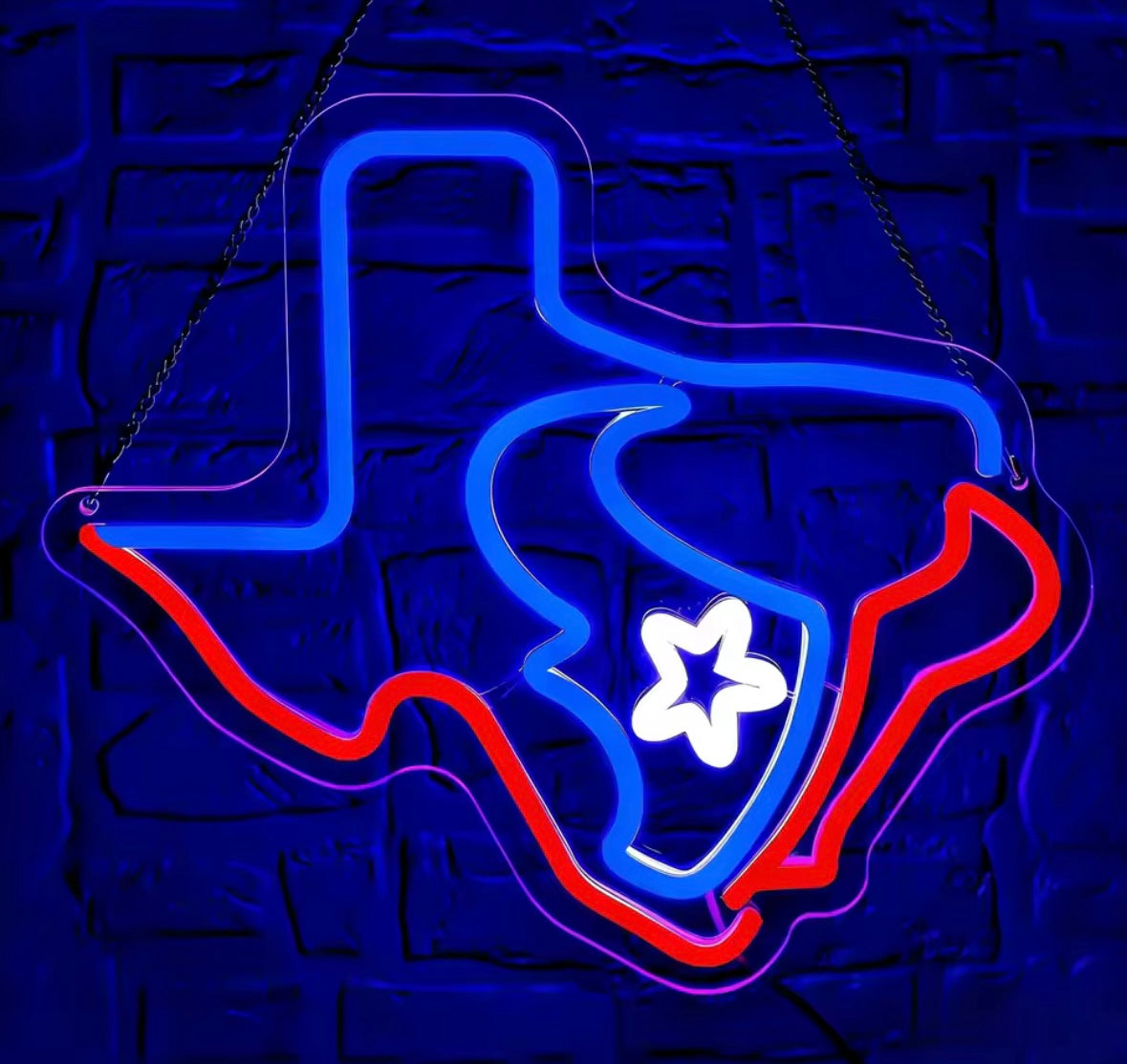 HOUSTON TEXANS LED SIGN