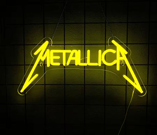 METALLICA LED SIGN