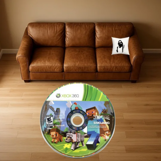 XBOX 360 MINECRAFT DISC RUG/CARPET