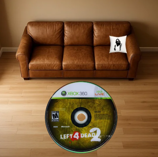 XBOX 360 LEFT 4 DEAD 2 DISC RUG/CARPET