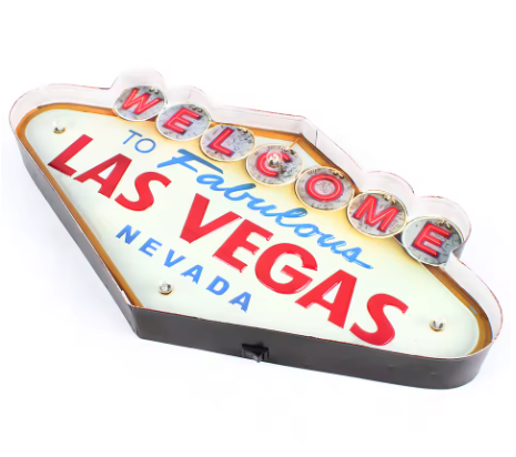WELCOME TO LAS VEGAS LED SIGN