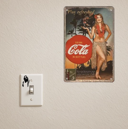 VINTAGE COCA COLA TIN SIGN (20X30CM)