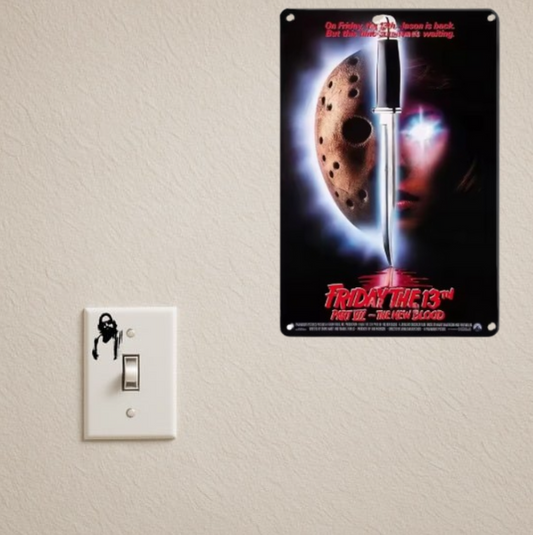 FRIDAY THE 13TH THE NEW BLOOD TIN SIGN (20X30 CM)