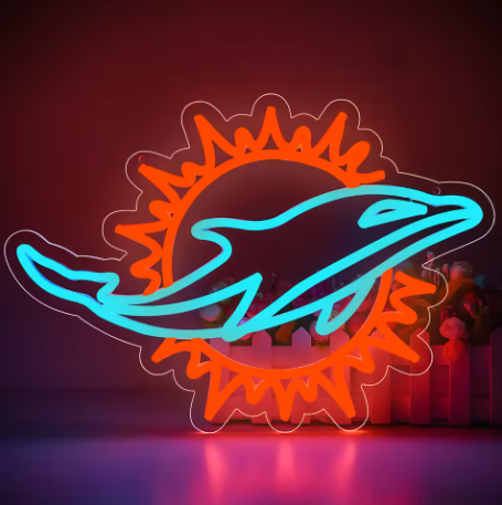 DOLPHINS LED SIGN