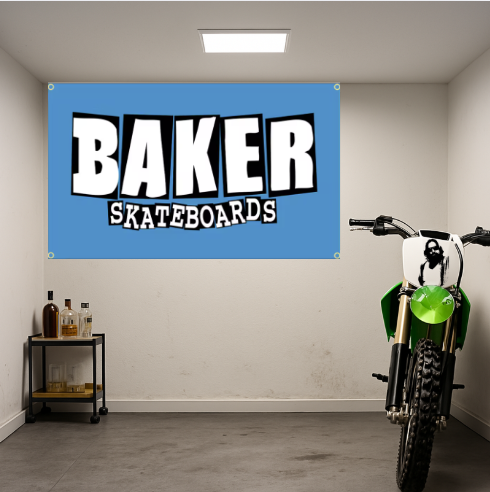 BAKER SKATEBOARDS FLAG/BANNER (3X5 FT)