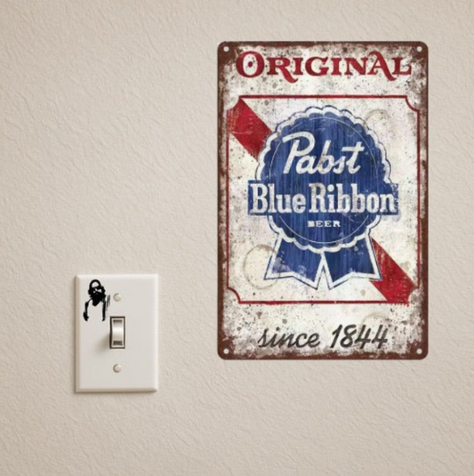 BLUE RIBBON BEER TIN SIGN (20X30 CM)