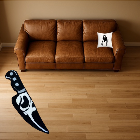 SCREAM KNIFE RUG/CARPET (76CM)
