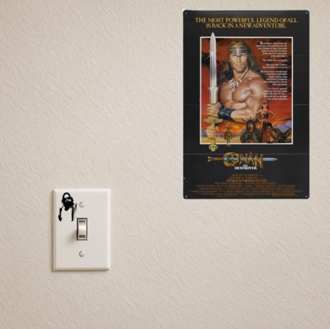 CONAN THE DESTROYER TIN SIGN (20X30 CM)