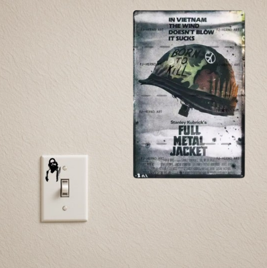 FULL METAL JACKET TIN SIGN (20X30 CM)