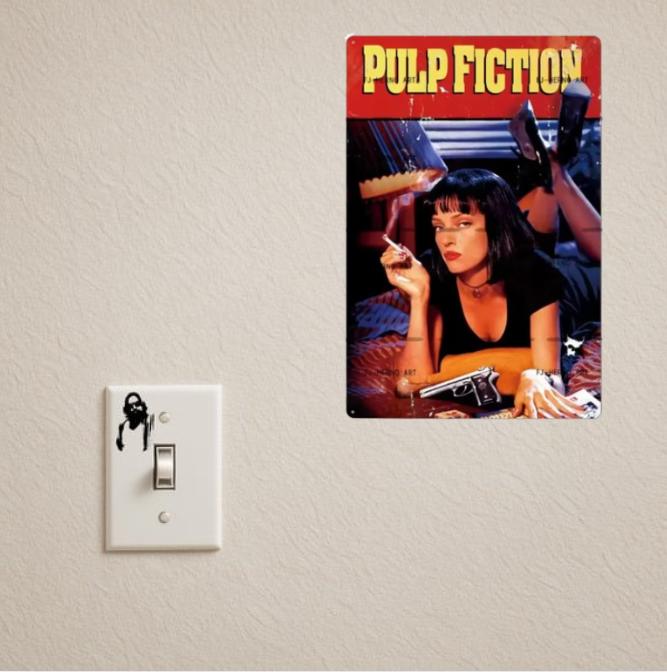 PULP FICTION TIN SIGN (20X30 CM)