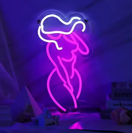 SLIM LADY LED SIGN