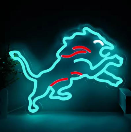 DETROIT LIONS LED SIGN