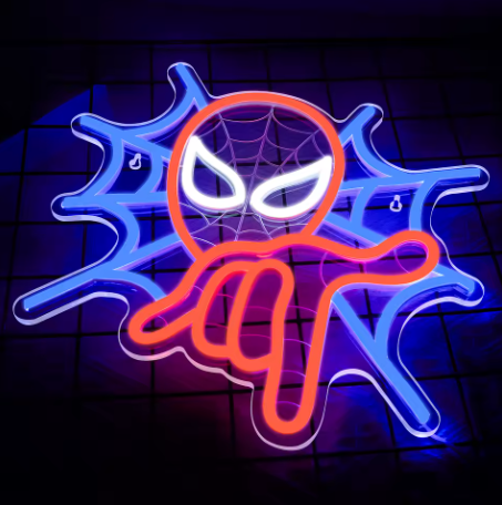 SPIDERMAN WEB LED SIGN