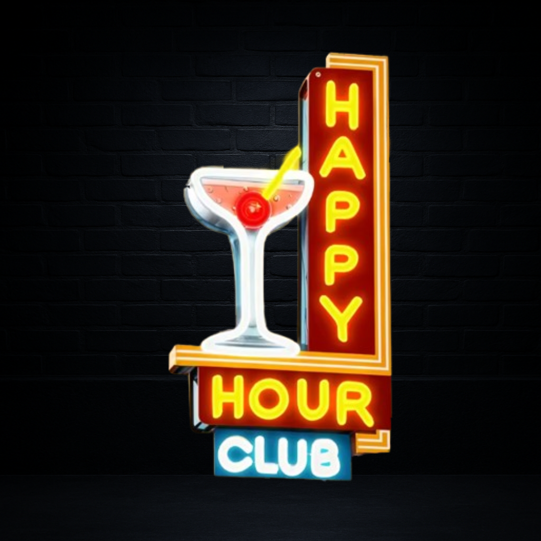 HAPPY HOUR LED SIGN