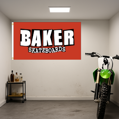 BAKER SKATEBOARDS FLAG/BANNER (3X5 FT)