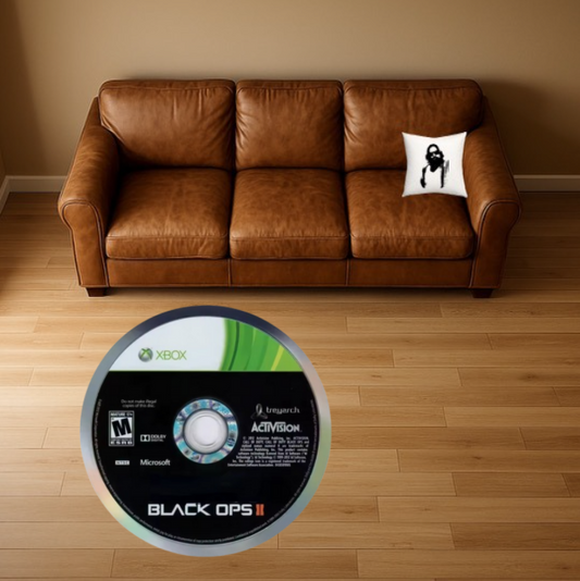 BLACK OPS II XBOX 360 GAME DISC RUG/CARPET